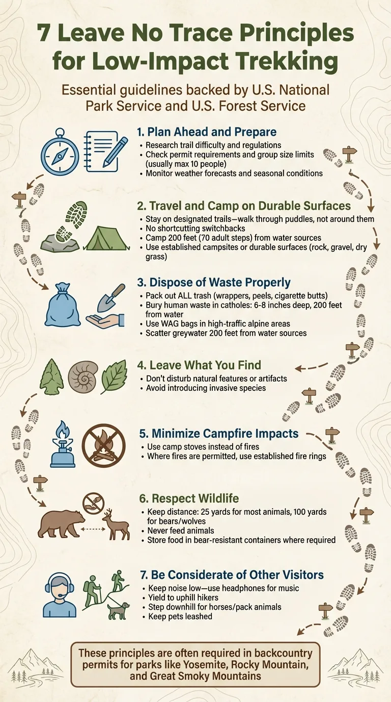 7 Leave No Trace Principles for Low-Impact Trekking