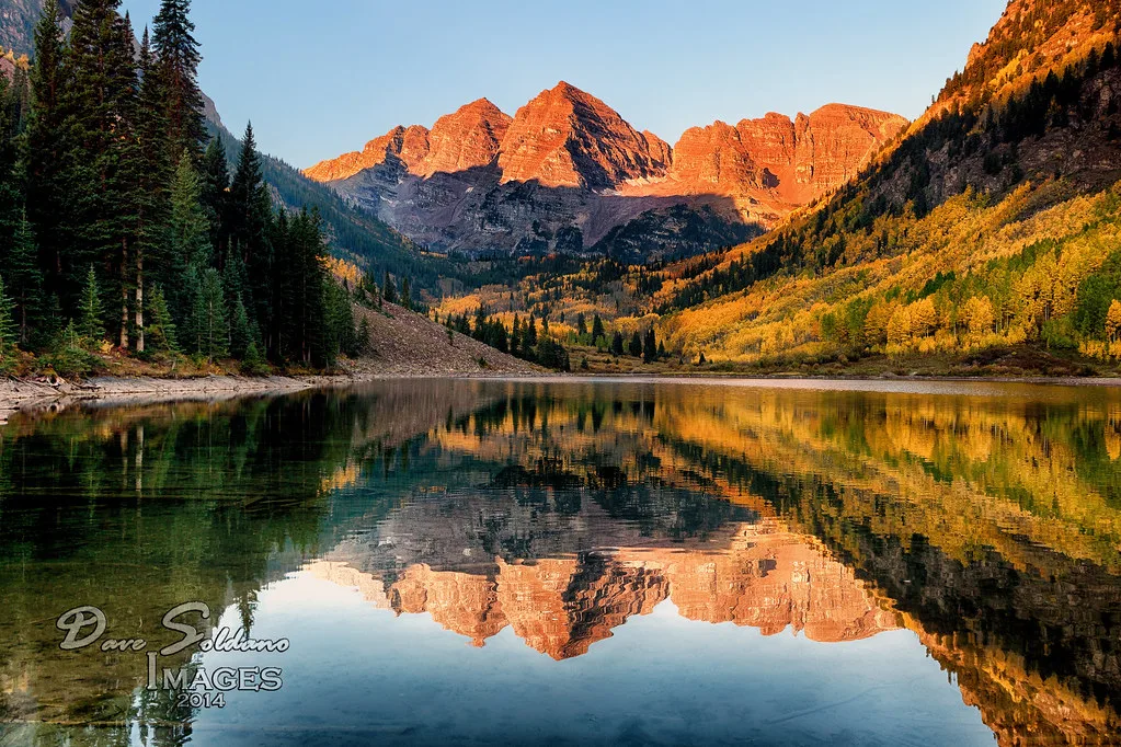 Shadow on the Maroon Bells
