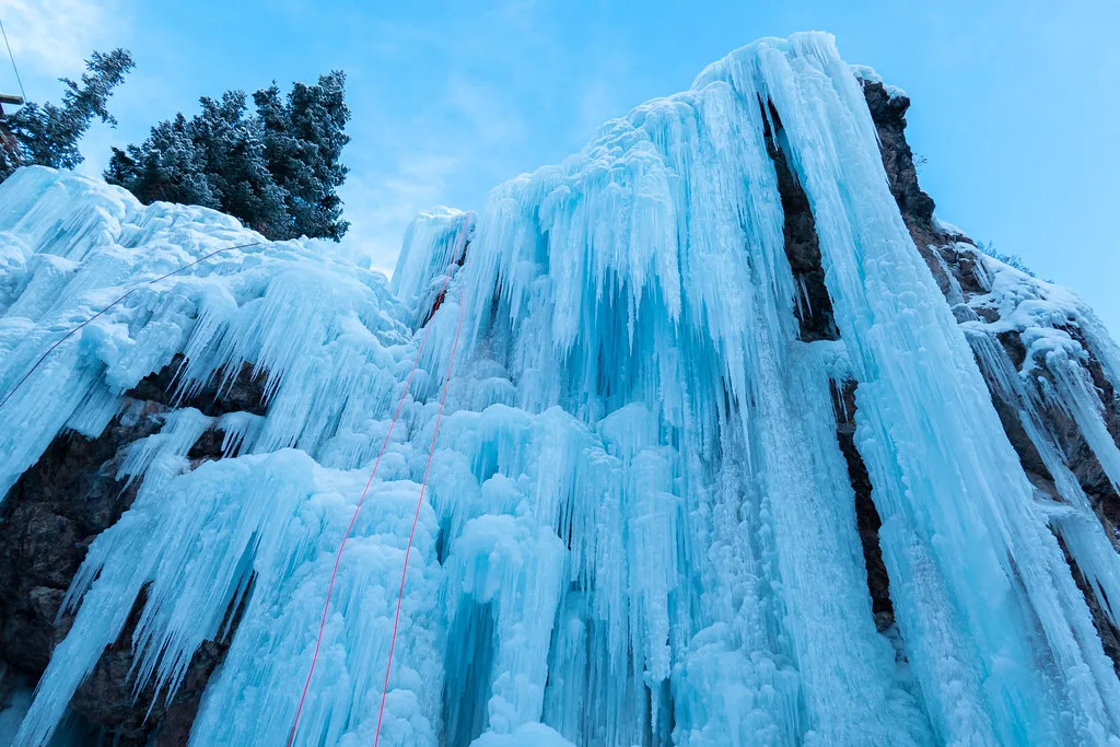 Stump Wall at Ouray Ice Park